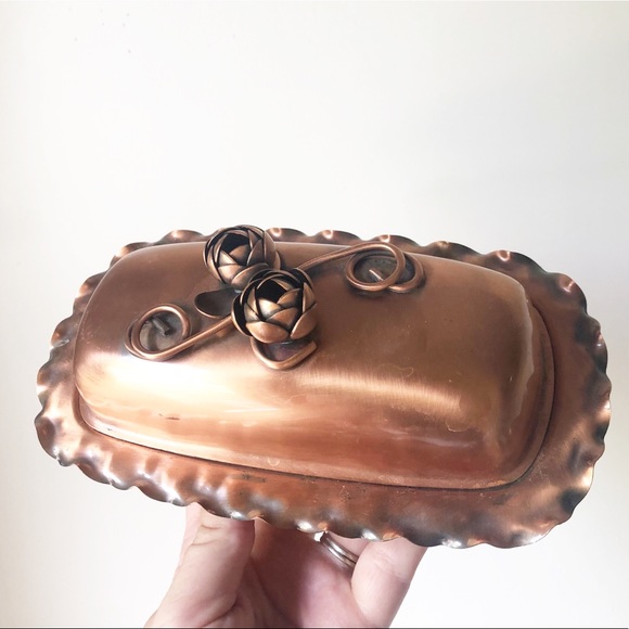 Vintage Other - Vintage Unique Copper Butter Dish Vintage Other - Vintage Unique Copper Butter Dish